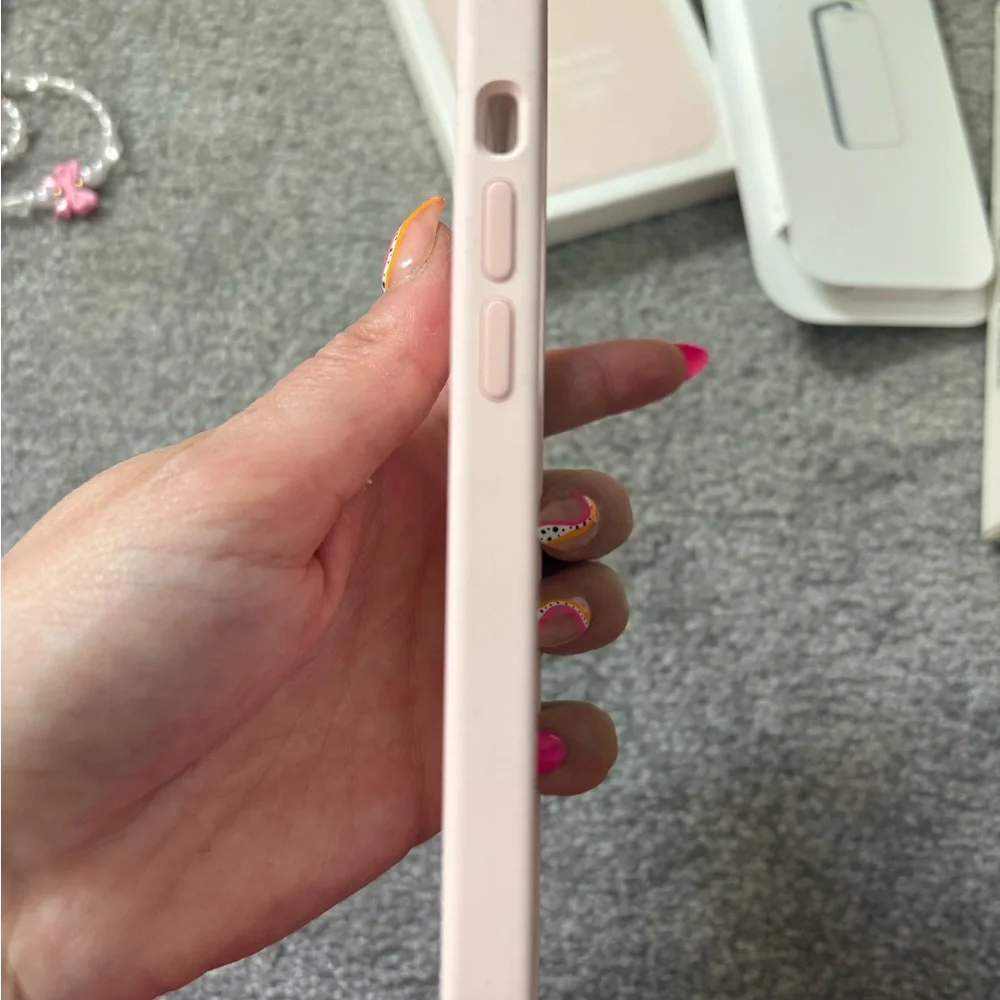 Apple Pink iPhone Silicone Case
